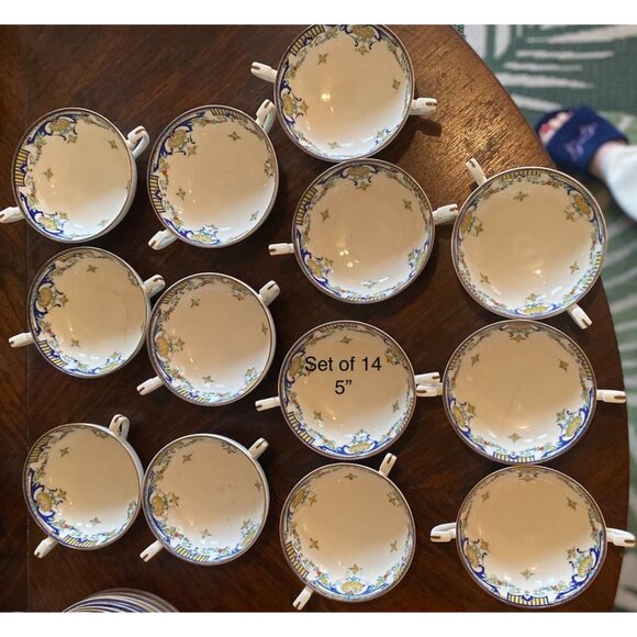 Beautiful Vintage 129-piece Royal Worcester Lille Set (c. 1920s) - Picture 10 of 16